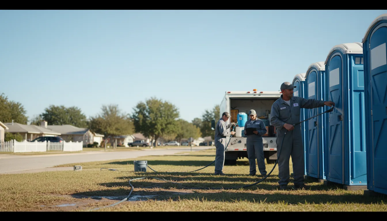Long-Term Portable Toilet Rental in Ridott, IL near me